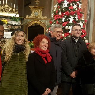 Un momento dell'inaugurazione