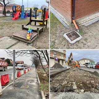 Un marciapiede più grande e giochi sicuri per il Comune di Settimo Torinese