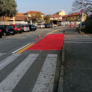 La nuova pista ciclabile di Settimo Torinese