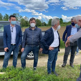 I terreni del Canavese devastati dai cinghiali, la visita dell’assessore Protopapa agli agricoltori