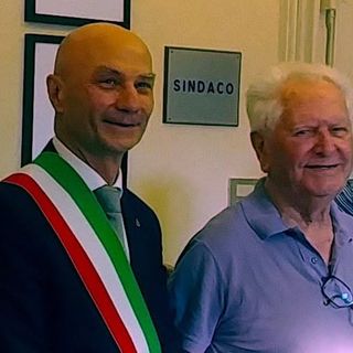 Domenico Rostagno con suo figlio Alberto Domenico Rostagno con suo figlio Alberto