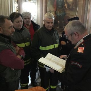 La sorpresa della città al Luogotenente Santoiemma
