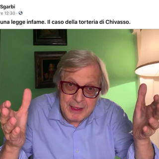 Vittorio Sgarbi sul caso Torteria di Chivasso: &quot;E' una trincea di libertà. Ci andrò&quot;