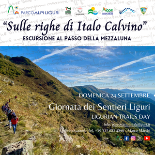 Sulle righe di Italo Calvino nel Parco delle Alpi Liguri Sulle righe di Italo Calvino nel Parco delle Alpi Liguri