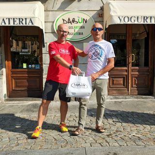 La Gelateria Dabun pedala con Marco per regalare sorrisi ai bambini