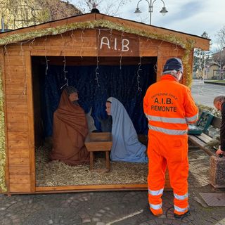 Con Babbo Natale e Gesù Bambino, inaugura a Bibiana il ‘Villaggio di Natale’