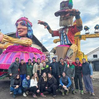 I costruttori del carro di Scalenghe