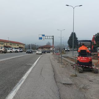 I lavori sulla 161