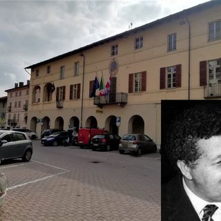Il municipio di Bricherasio ed Edoardo Calleri di Sala