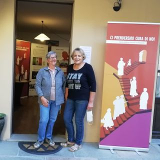 Da sinistra Gabriella Pons e Anita Ghirardi (Società mutuo soccorso di Bricherasio)