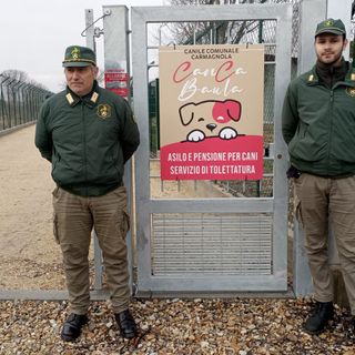 Le Giacche Verdi all’inaugurazione del nuovo canile di Carmagnola