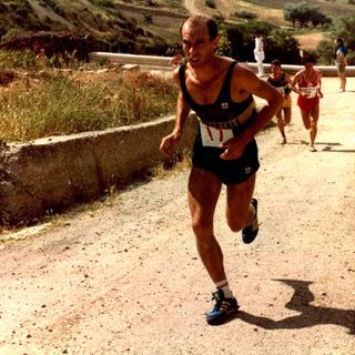 Il detentore del record della Tre Rifugi, Claudio Galeazzi