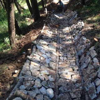 Un esempio di canale di gronda