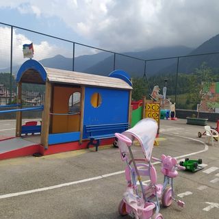 Il parco giochi per i bimbi piccoli a Fenestrelle