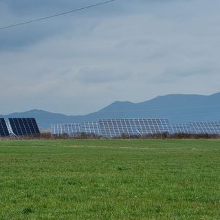 Il campo fotovoltaico di via Piscina a Frossasco