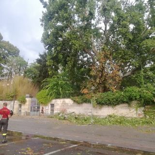 Nubifragio a Cavour: vigili del fuoco al lavoro [FOTO]