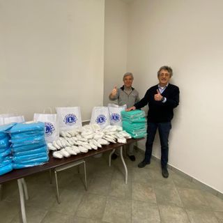 Il Lions del Pinerolese donano materiale sanitario per fronteggiare l’emergenza coronavirus