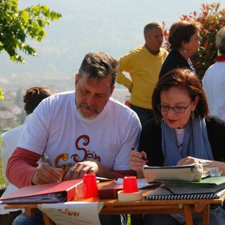 Tiziana Biolato a destra