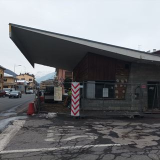 L’ex distributore Agip che verrà demolito
