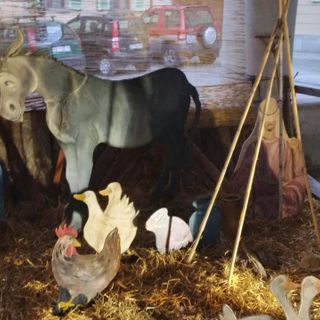 Il presepe riportato alla luce a Luserna Alta