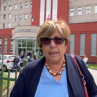 Maria Rita Cavallo, candidata alle elezioni regionali nella lista Cirio Presidente, con Enrico Delmirani