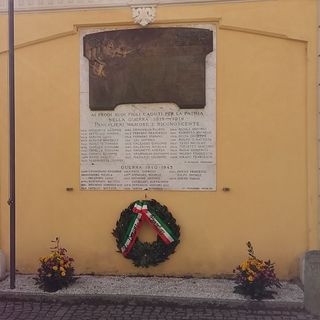 Sfregio alla memoria dei caduti di Pancalieri