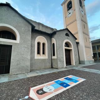Il primo gioco del parco giochi diffuso di Perosa Argentina
