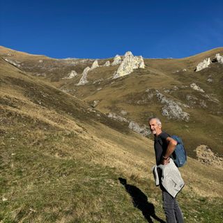 Piersandro Trombotto in montagna, una delle sue passioni