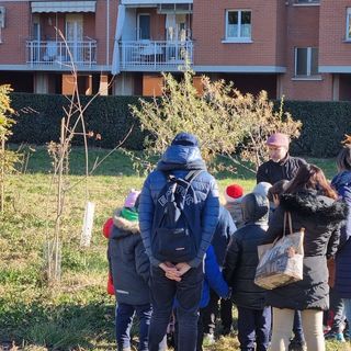Le scuole in visita al Bosco urbano partecipato di Pinerolo