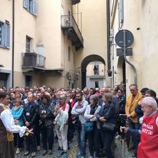 L'ultima visita di Italia nostra su Pinerolo e la massoneria