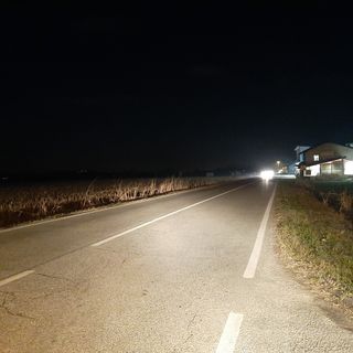 Il tratto di corso Torino a Pinerolo dove verrà realizzata la pista ciclopedonale