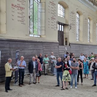 L’inaugurazione di ieri della mostra di Yann Arthus Bertrand nella Cavallerizza Caprilli