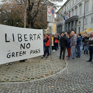 La manifestazione di oggi a Pinerolo