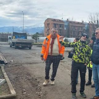 Il sopralluogo di stamattina