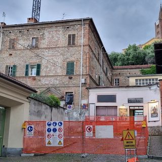 Il cantiere di via Luciano