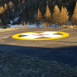 La nuova piazzola dell’elisoccorso