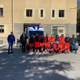 La nuova ambulanza Tango di Pragelato La nuova ambulanza Tango di Pragelato