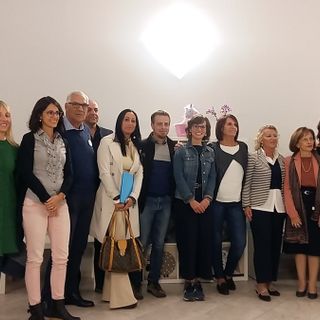 Foto di gruppo alla presentazione