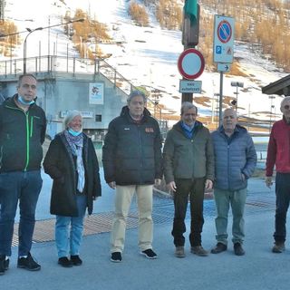 Da sinistra Barsotti, Arigoni, Poncet, Bendinoni, Colli e Scaglia