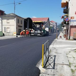 È partita la stagione di asfaltature per Torre Pellice