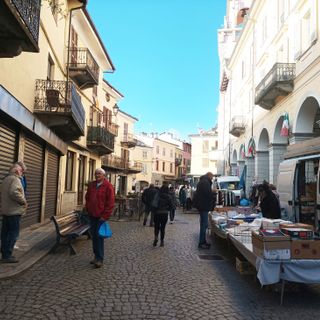 Il mercato che verrà spostato a pezzi, con l’avanzare dei lavori