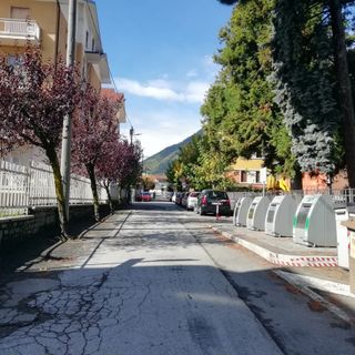 Viale XXV Aprile a Torre Pellice