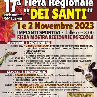 Fiera dei Santi di Luserna San Giovanni: un momento unico per l’allevamento e l’agricoltura di montagna