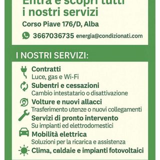 Condizionati Srl di Alba è partner ufficiale di Edison Energia: tutti i vantaggi per privati e aziende