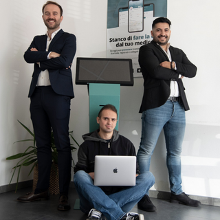 In foto i co-fondatori della startup, da sinistra a destra: Alessandro Giraudo - CEO, Alex Luciano CTO, Francesco Albanese - COO