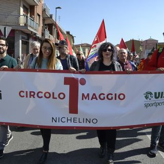 Nichelino, grande partecipazione alla manifestazione del 1° maggio