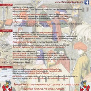 &quot;Chiamata alle arti&quot; al Castello Malgrà di Rivarolo