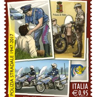 Il 28 novembre emissione di un francobollo dedicato alla Polizia Stradale