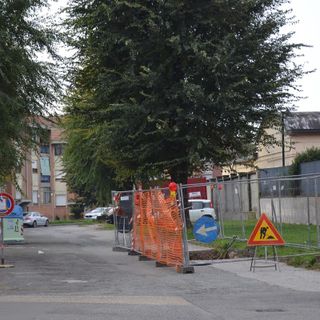 Lavori (per il teleriscaldamento) in corso a Grugliasco