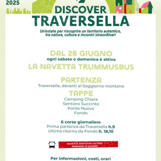 Estate a Traversella fa rima con navetta